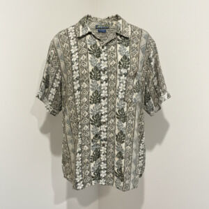 Campia Easy Care Men's Floral Patterned Short Sleeve Button-Down Shirt